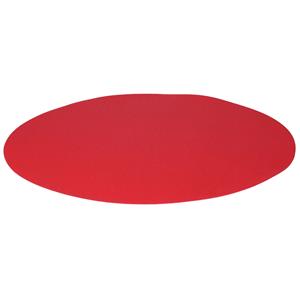 Wicotex Placemats Uni - rood - rond 38cm - Teflon coating -