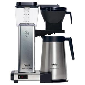 KBGT Polished Silver Koffiemachine met Thermoskan - Filterkoffie - Zilver