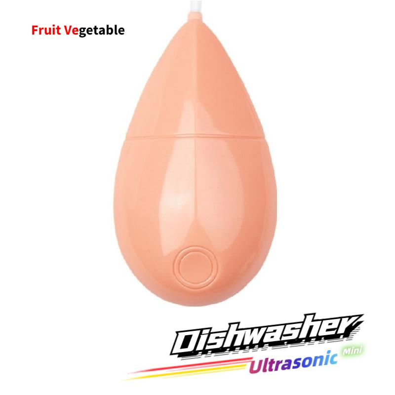 XK&CC Huishoudelijke Mini Ultrasone Vaatwasser Draagbare Multifunctionele Fruit Groente Schone Machine roze