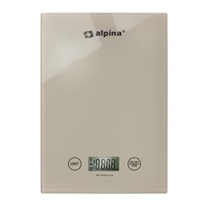 Alpina Keukenweegschaal Digitaal Max 5kg 22x15,5x1,8cm