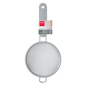 Metaltex London Line Zeef Ø14cm Grijs Epoxy Coated Met Kunststof Handvat