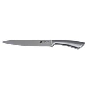 Vleesmes - RVS - 33 cm - hakmes/koksmes - voor spareribs/lamskoteletten -