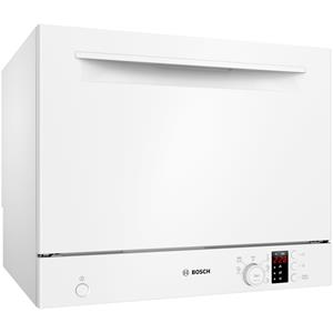 BOSCH Standgeschirrspüler SKS2ITW00E, 8 l, 6 Maßgedecke, Dosier Assistent, Eco Silence Drive, Tassenetageren