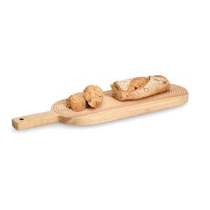 Zeller Present Brotschneidebrett zeller Schneidebrett GUMMIBAUM BHT 16x2x50.80 cm