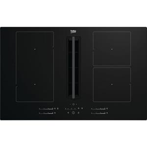 Beko HIXI84700UF Inductie inbouwkookplaat met afzuiging Zwart