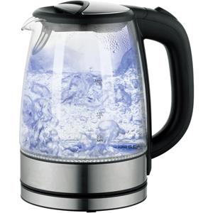 DESKI Wasserkocher Glas Wasserkocher 1,7 L 2000 Watt mit LED Beleuchtung