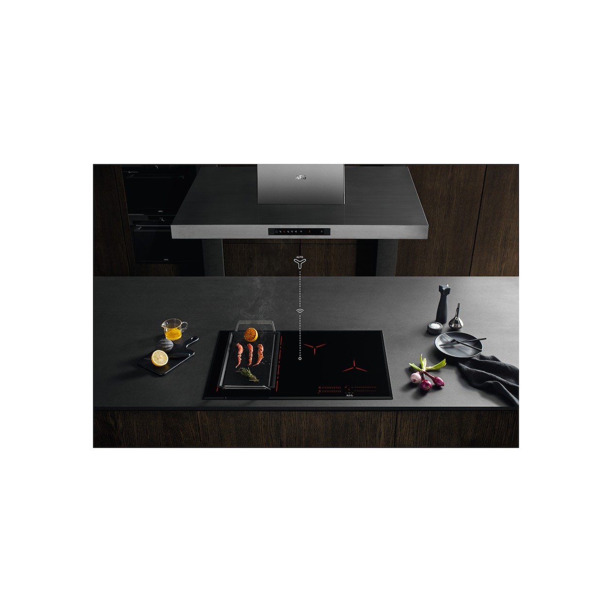 AEG TO74IB0BFB Inductie inbouwkookplaat Zwart