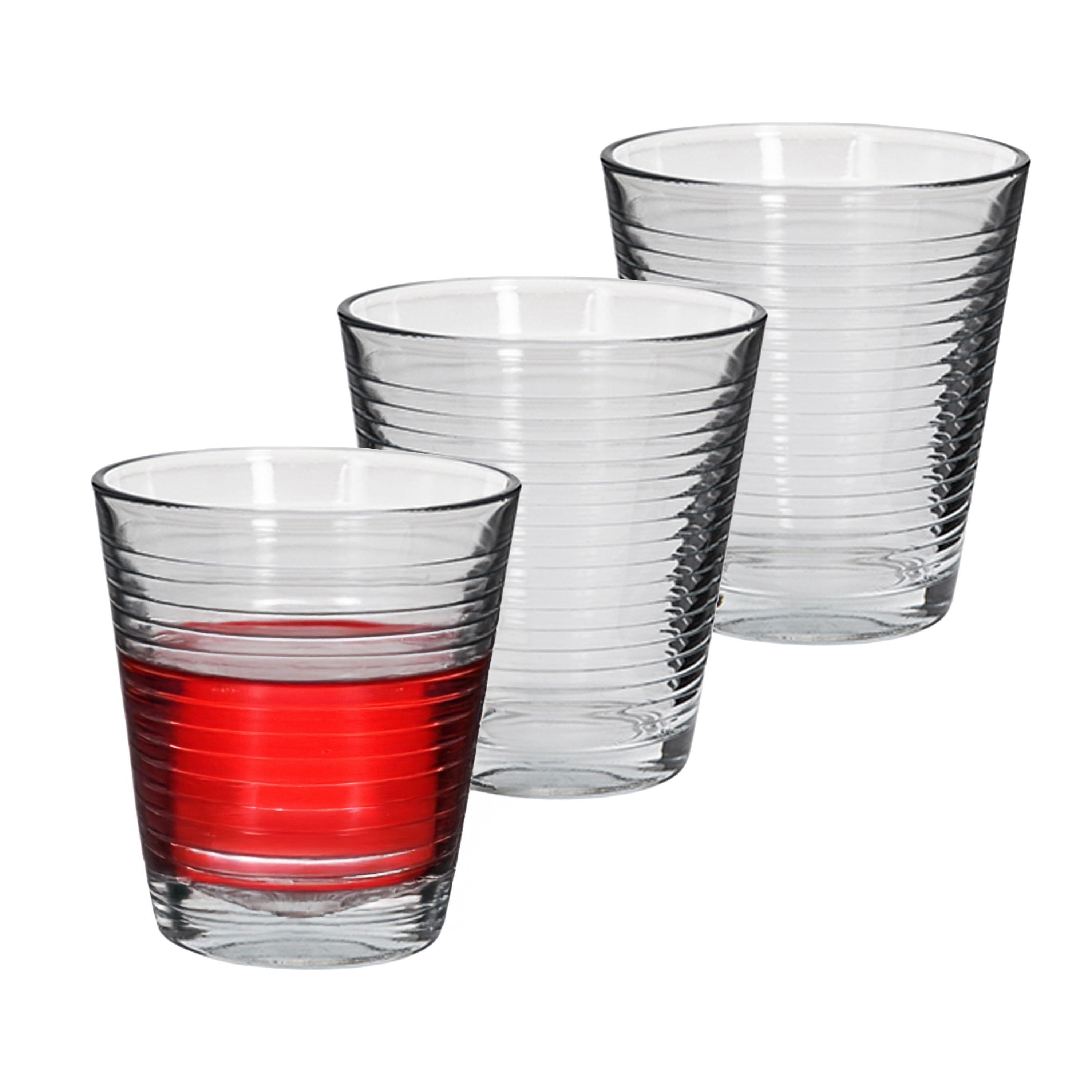 Alessandro Drinkglazen Lisboa - 3x stuks - glas - 230 ml -