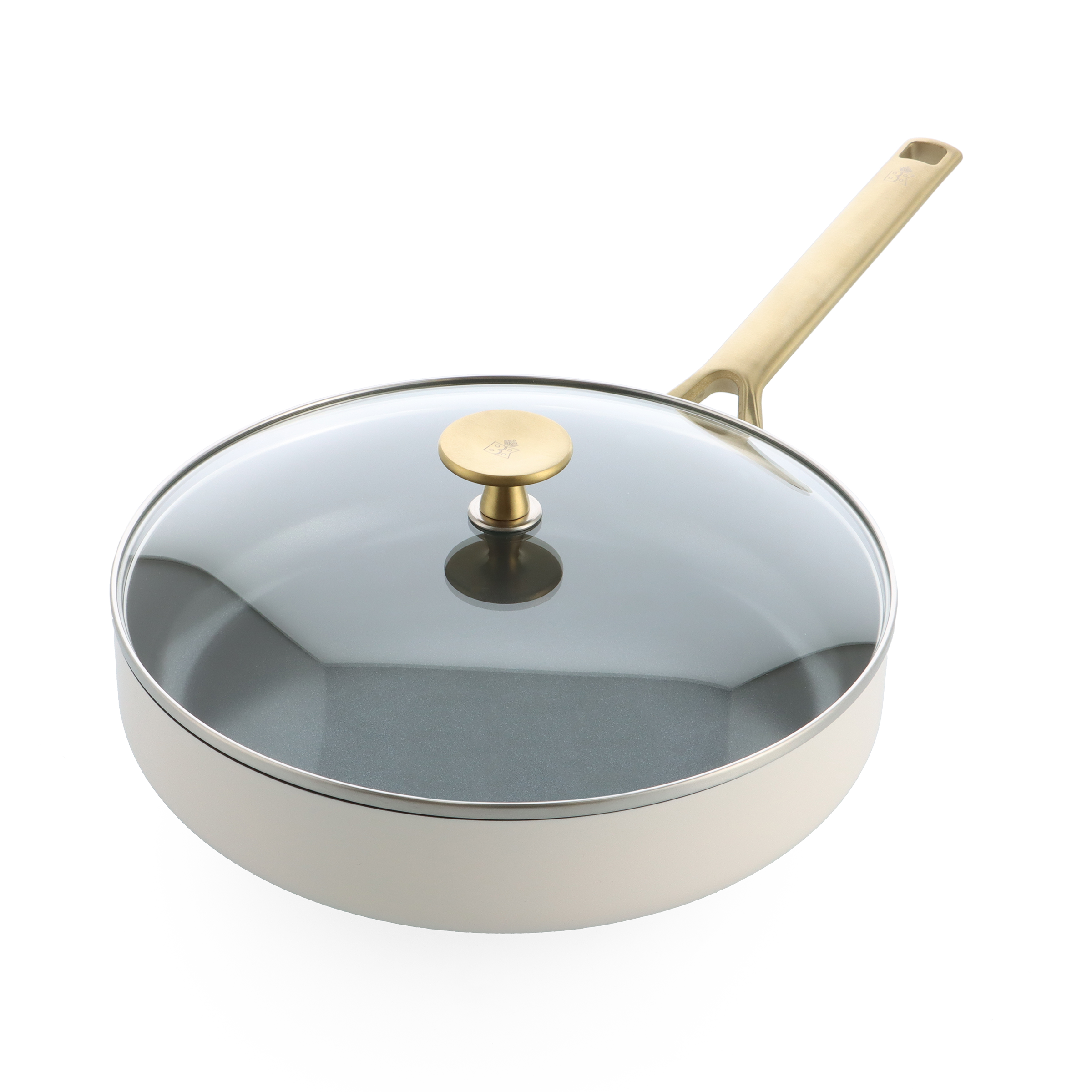BK Cookware Sublime Hapjespan Keramische antiaanbaklaag Crème  28 cm