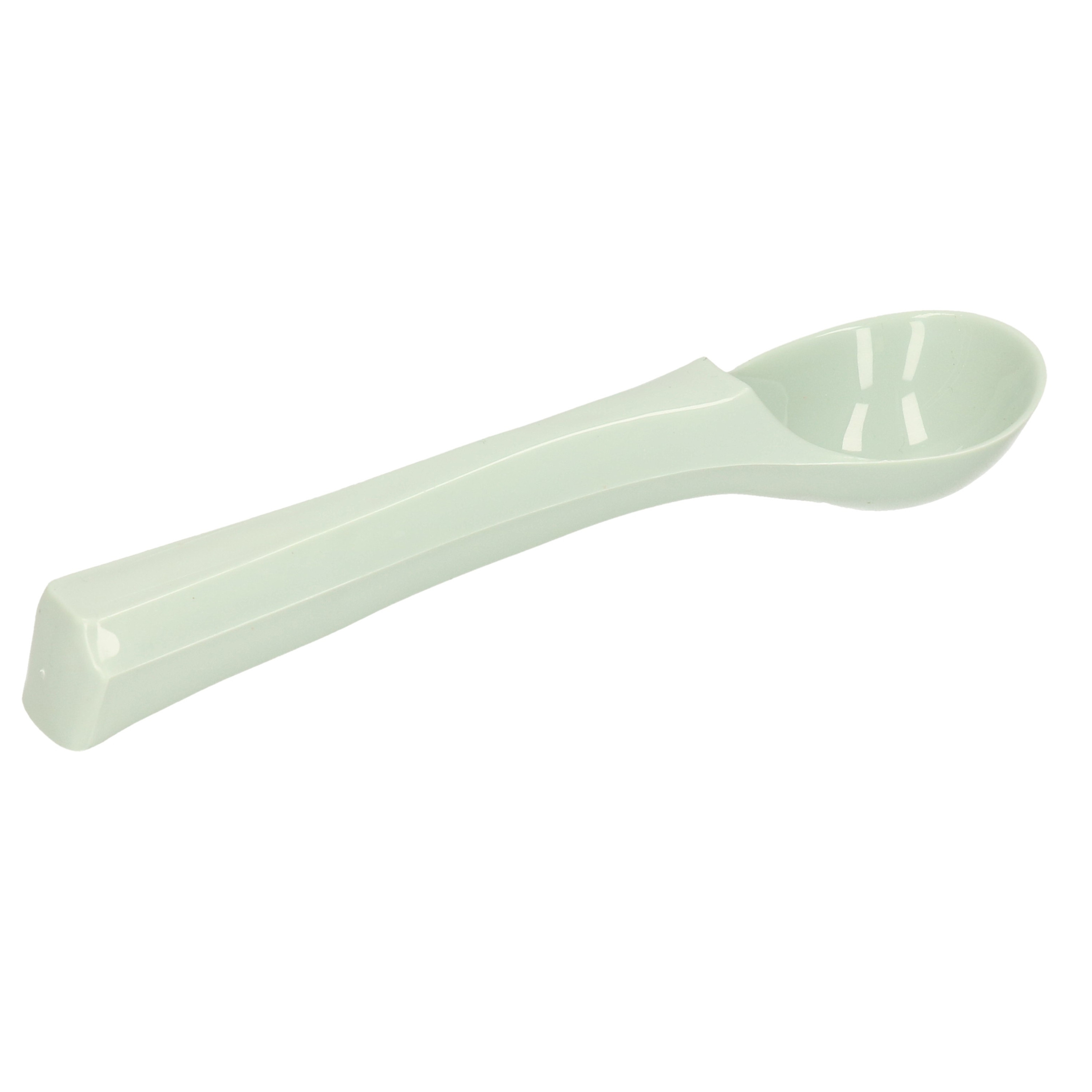 PlasticForte IJsschep - mintgroen - 24 cm - ijsboltang - kunststof -