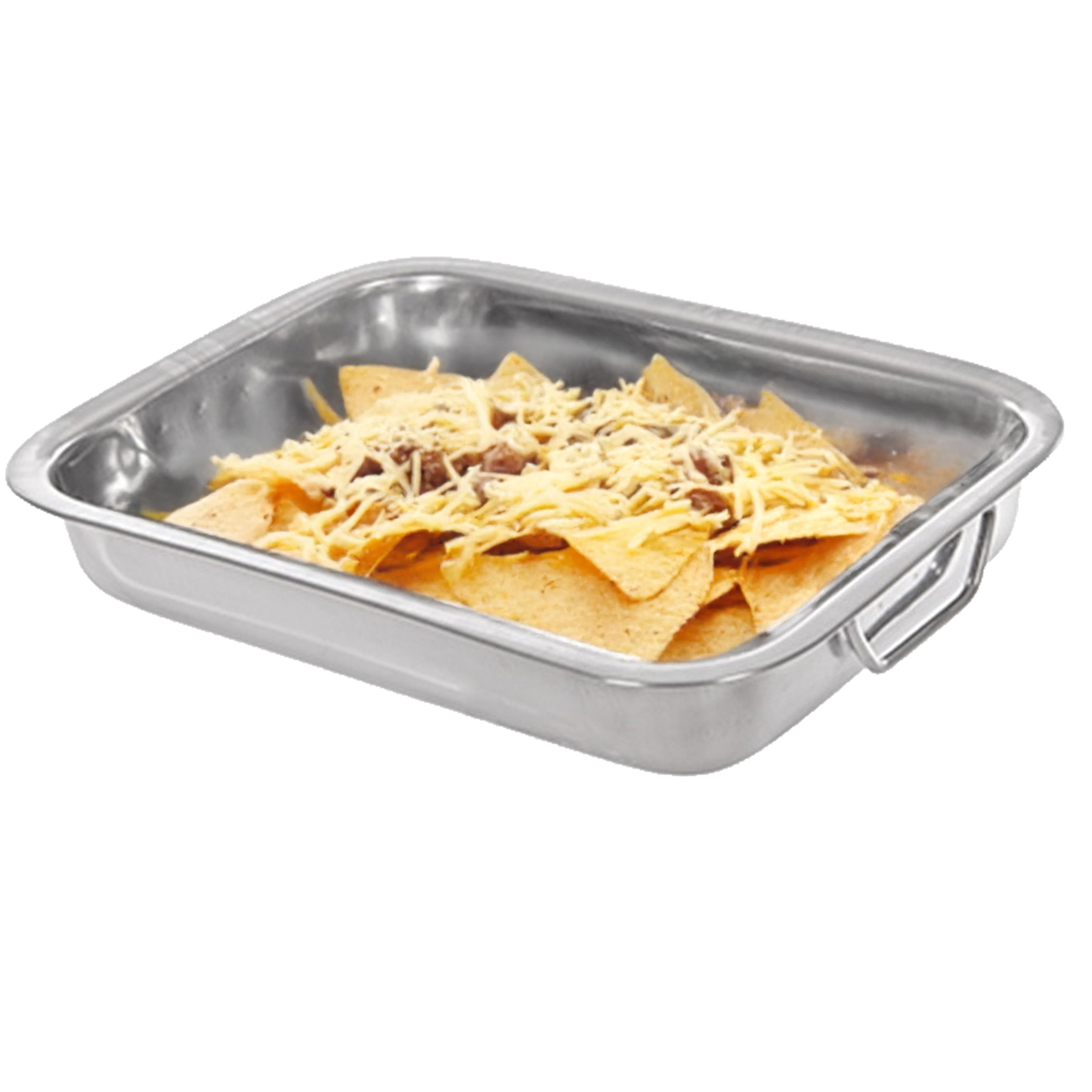CM Braadslede/ovenschaal RVS - rechthoekig - 31 x 23 x 5  - braadblik - oven -