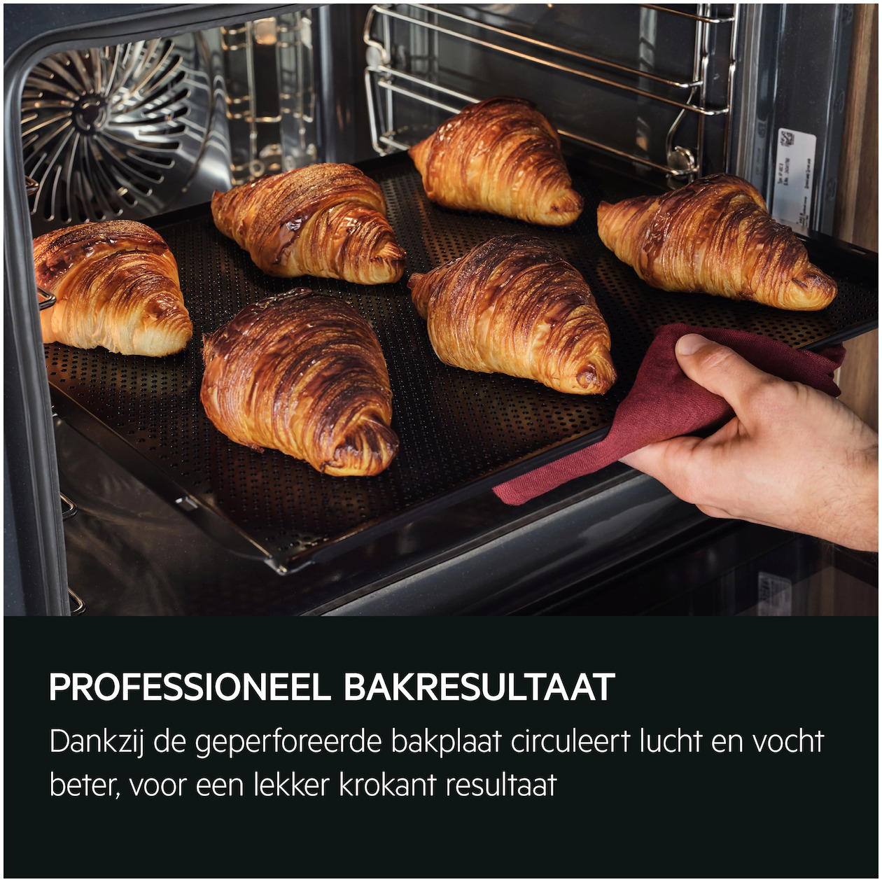 AEG TP8SK721B Inbouw combi stoomoven Zwart