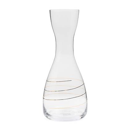  Elegante Carafe in Transparant Glas, Hoogte 27 cm