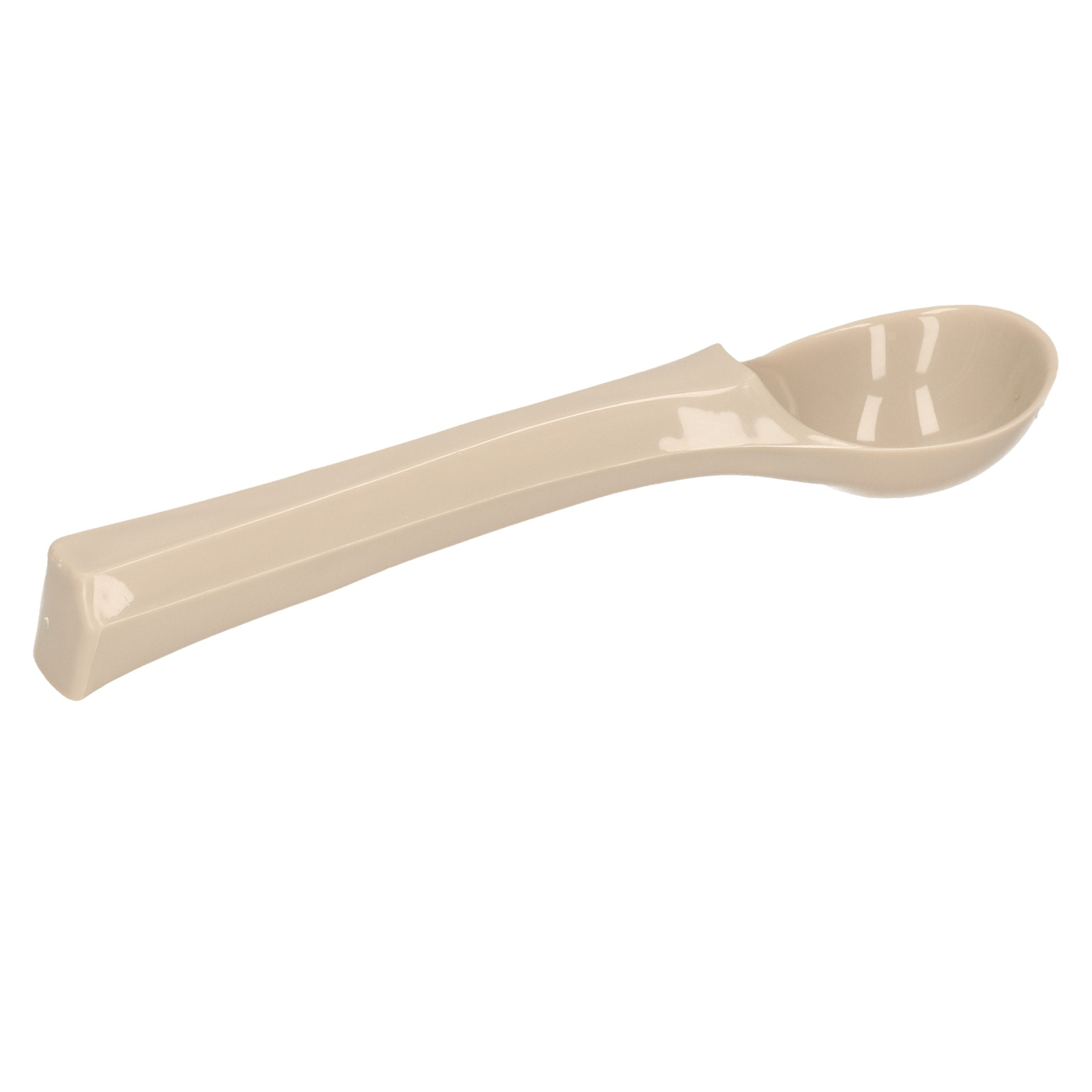 PlasticForte IJsschep - taupe - 24 cm - ijsboltang - kunststof -