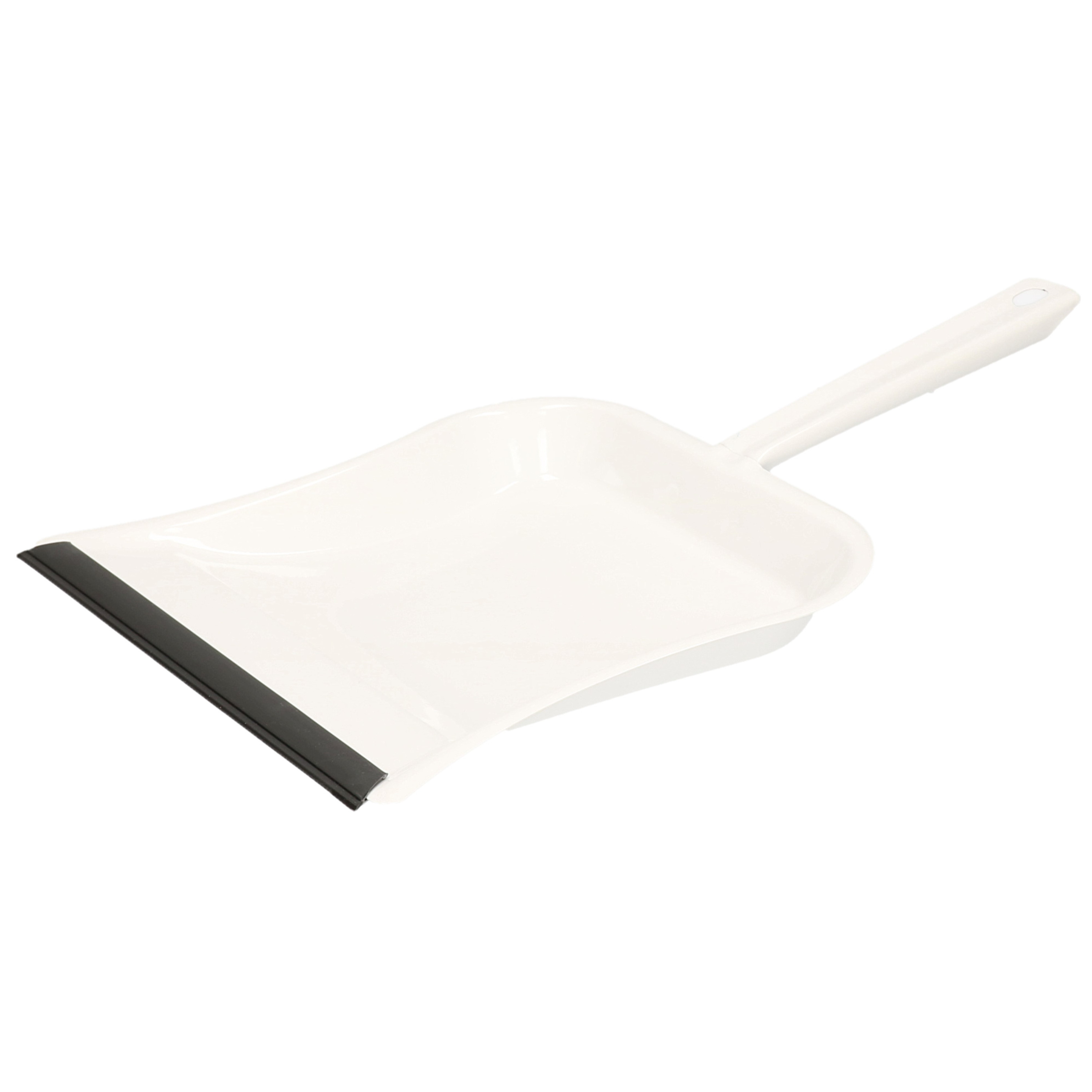 Buemag Vuilblik - verzinkt metaal - x 24 cm - wit - stofblik - voor binnen en buiten -