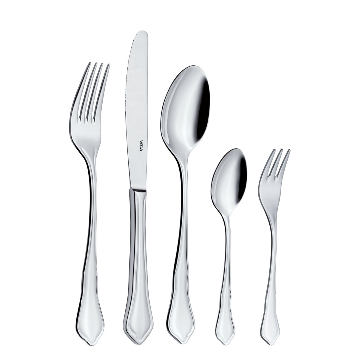 Vega Bestekset Chippendale 30-delig; zilver