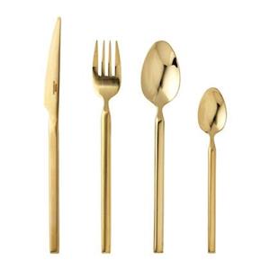 Broste Copenhagen Tvis Bestekset 4-delig - Goud