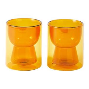 POLSPOTTEN Tip Tap Waterglazen 2 st. - Oranje