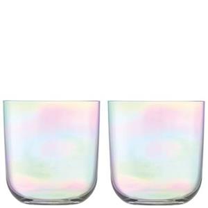 LSA L.S.A. Polka Tumbler 420ml Mother of Pearl Set van 4 Stuks