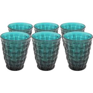 Kare Design Tissue Waterglazen blauw 6st