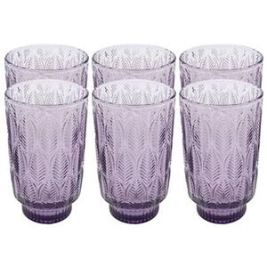 Kare Design Fogli Waterglazen paars 6st