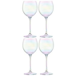 LSA L.S.A. Polka Balloon Glas 525ml Mother of Pearl Set van 4 Stuks