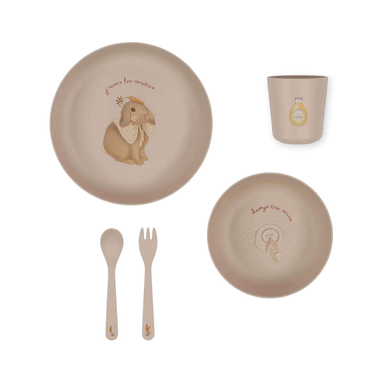 Konges Slojd | Pla Servies Set Everyday Uniform