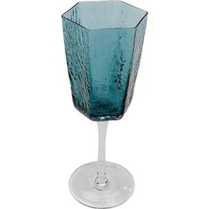 Kare Design Kare Witte Wijnglas Cascata Blue