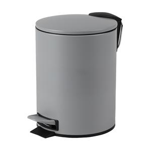 Urban Living Pedaalemmer - betongrijs - 3L - metaal - soft-close -