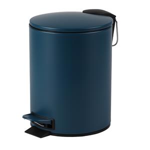 Urban Living Pedaalemmer - donkerblauw - 3L - metaal - soft-close -