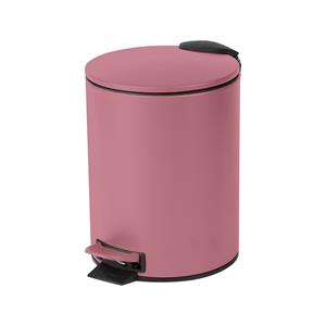Urban Living Pedaalemmer - roze - 3L - metaal - 17x23 cm - soft-close -
