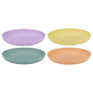 Borden Pastelkleuren Ø18cm Set A 4 Stuks