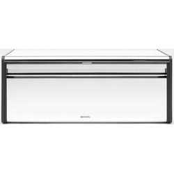 Brabantia Broodtrommel met klepdeksel - Brilliant Steel