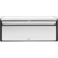 Brabantia Broodtrommel met klepdeksel - Matt Steel