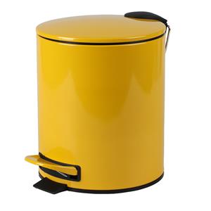 Urban Living Pedaalemmer - geel - 5L - metaal - soft close -