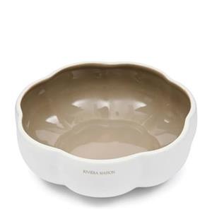 Rivièra Maison Riviera Maison Schaal Wit|Beige - Pumpkin - Porselein (ØxH) 20x6