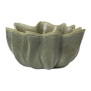 Ferm living Nium Schaal L - Dark Sage