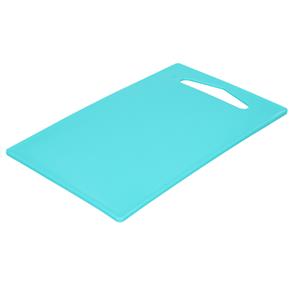 PlasticForte Keuken Snijplank - blauw - 27 x 16 cm - kunststof - voor groente, fruit, vlees -