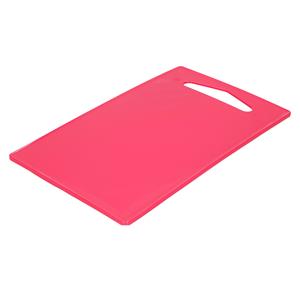 PlasticForte Keuken Snijplank - fuchsia - 27 x 16 cm - kunststof - voor groente, fruit, vlees -