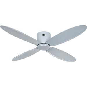 Plafondventilator ECO PLANO II, rotorblad-Ø 1320 mm, extra plat ontwerp, lichtgrijs