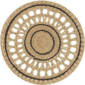 Leen Bakker Placemat Joy - naturel - Ø35 cm (1 stuk)