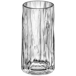 Koziol Waterglas Highball Club No. 8 Superglas; 400ml, 7.5x14.8 cm (ØxH); transparant; 0.3 l vulstreepje, 48 stuk / verpakking
