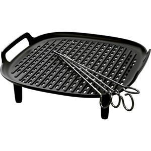 Philips Grillpan-inzet HD9926/00 voor Airfryer L (3.2-4.2L) & Dual Basket (set, 5-delig)
