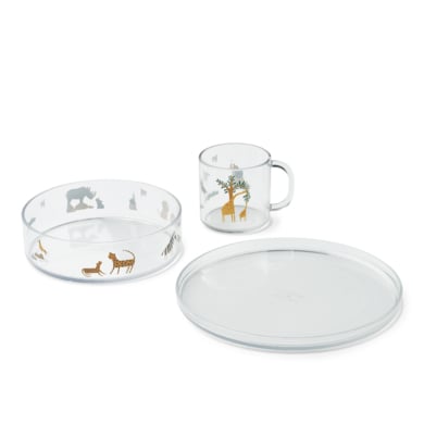 LIEWOOD Siva bedrukt Tritan servies alles together / sandy