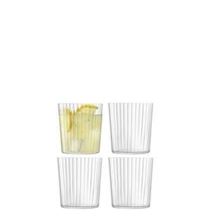 LSA L.S.A. Gio Line Tumbler Glas 390 ml Set van 4 Stuks