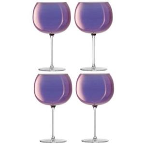 LSA L.S.A. Aurora Balloon Glas 680 ml Set van 4 Stuks