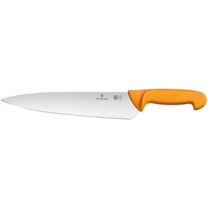 Victorinox Swibo koksmes, recht; Lemmetlengte 26 cm, 40.2 cm (L); zilver/oranje