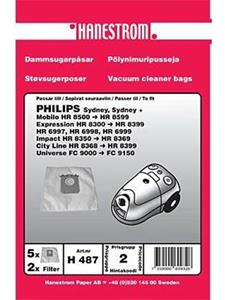 Hanestroem Vacuum Cleaner Bags - 5 pcs