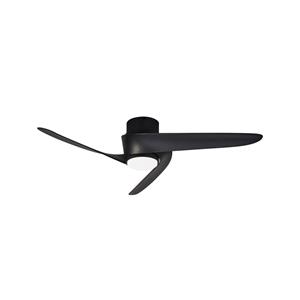 Mantra Iluminación Plafondventilator Groenland zwart DC stil Ø 122 cm CCT