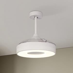 Mantra Iluminación Plafondventilator Coin Mini wit DC stil Ø 91 cm CCT